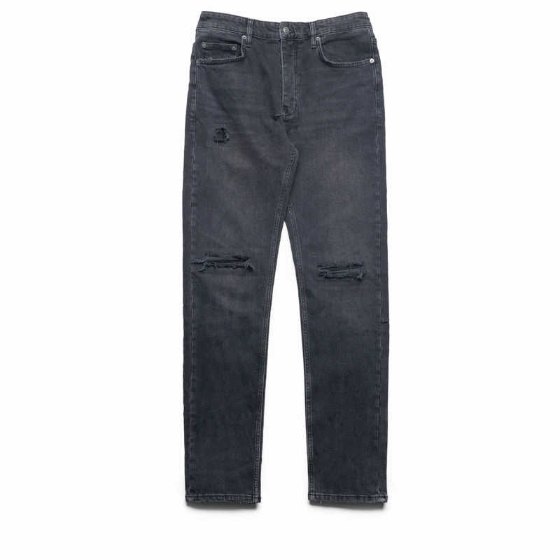 Ksubi Chitch Roadhouse Repair Denim Pant - Black NonBindingEdges