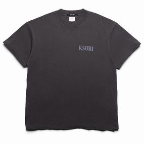 FlexibleCuff Dream Feel Ksubi Engine Ekcess Tee - Charcoal