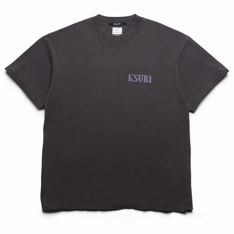 FlexibleCuff Dream Feel Ksubi Engine Ekcess Tee - Charcoal