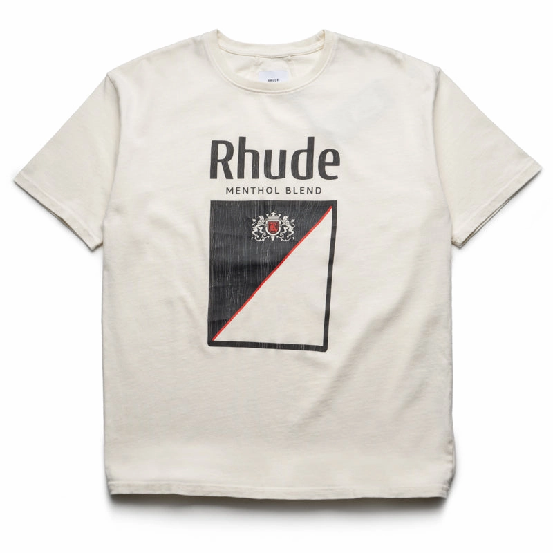 QuickReleaseFastener OdorControl Technology Rhude Collins Fumar Tee - Vintage White/Black