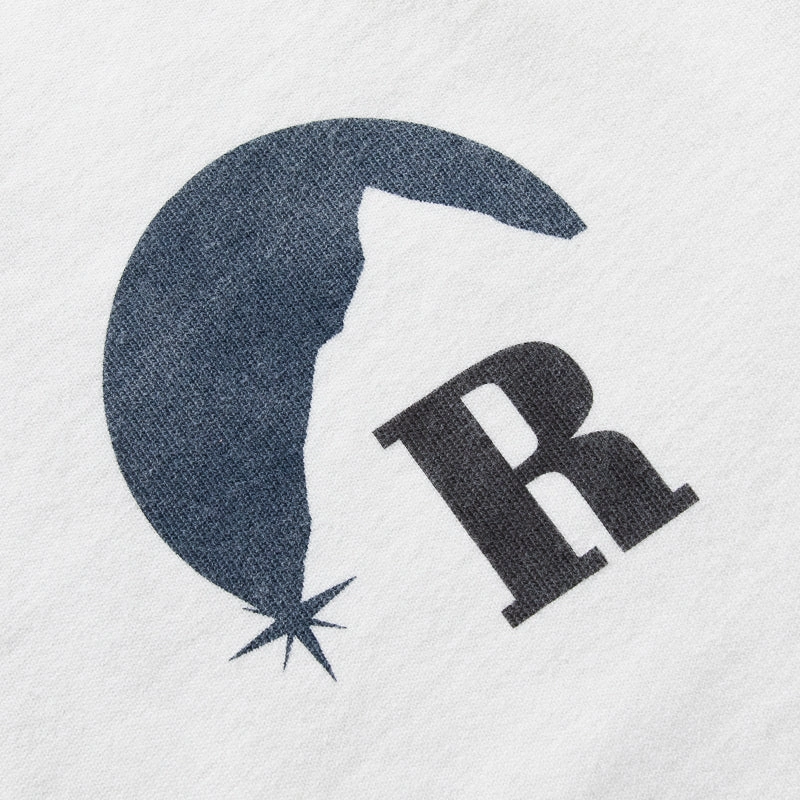 Rhude Moonlight Tee - Vintage White warm fleece SmoothGripFastenings