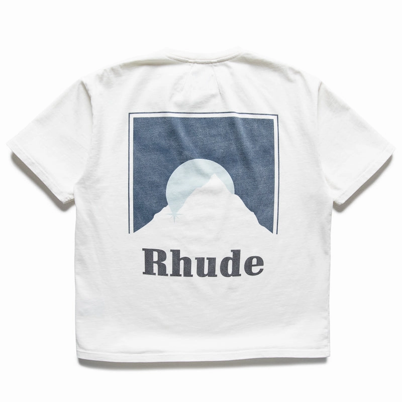 Rhude Moonlight Tee - Vintage White Clean Cut