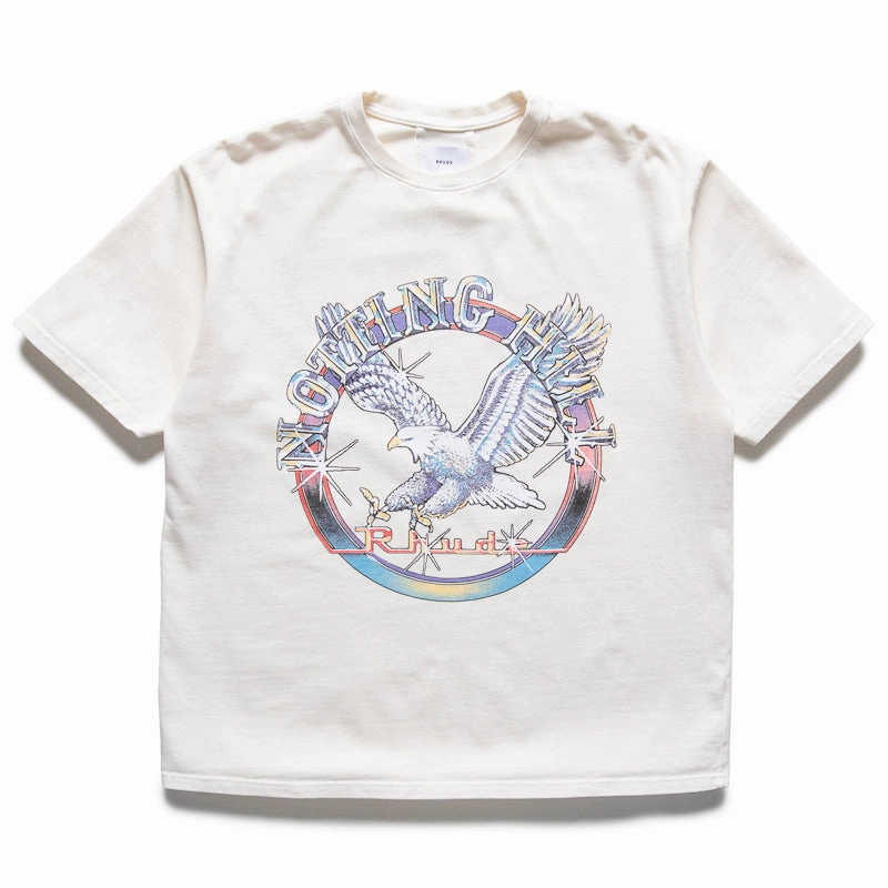 Athleisure Cool Rhude Notting Hill Eagle Tee - Vintage White