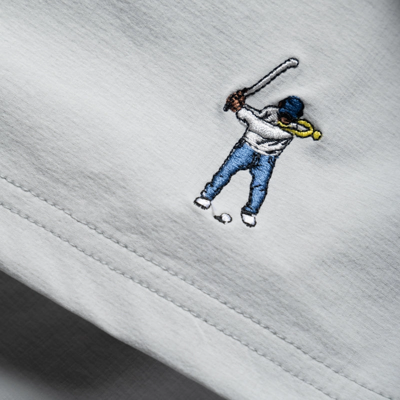 Eastside Golf Nylon Mesh Lined Short - Cool Grey Global Glow EcoFriendlyDye