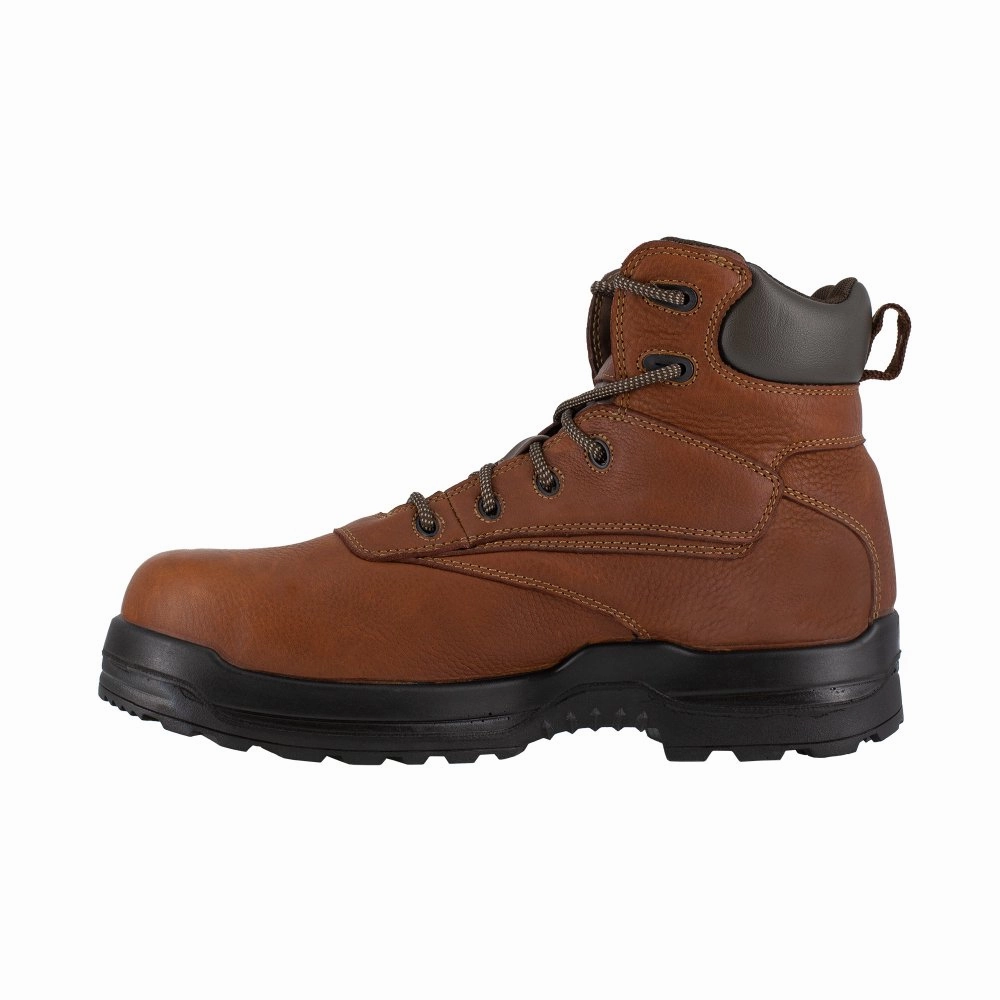 Rugged Outdoor Gear Rockport 6" Plain Toe Waterproof Women's Work Boot Composite Toe More Energy Rk668 In Deer Tan