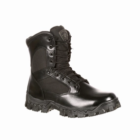 Practical Choice Dream Walk Rocky Alpha Force Waterproof Public Service Men's Boots Fq0002165 In Black