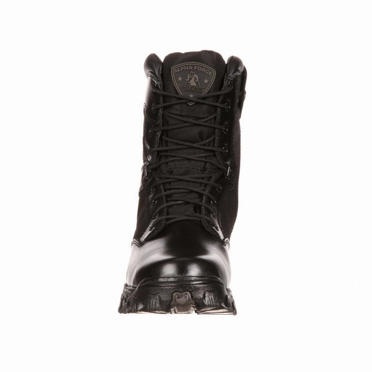 Cold Weather Gold Shine Rocky AlphaForce Zipper Composite Toe Public Service Boot Fq0006173 In Black