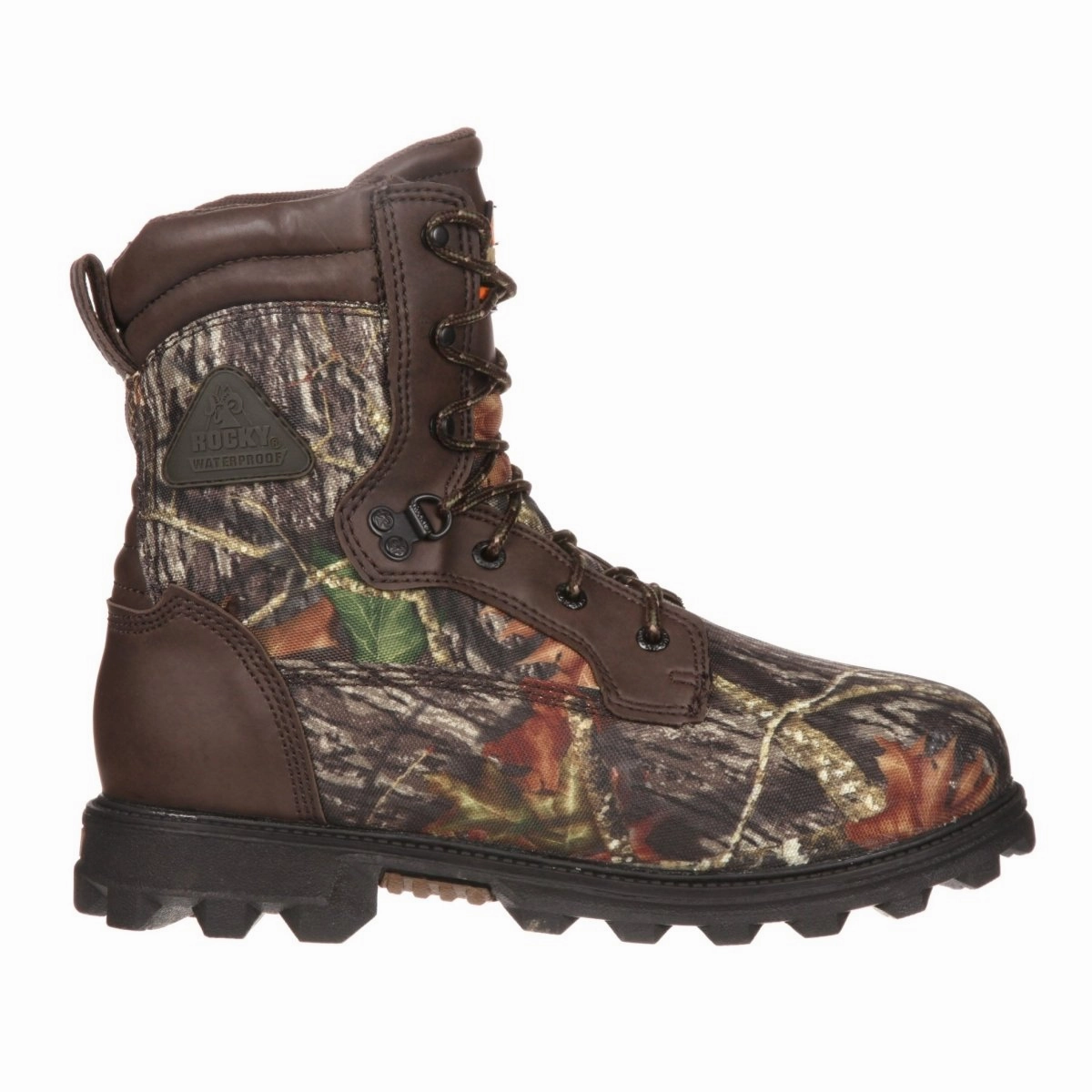 Rocky Big Kids' Waterproof 1000G Outdoor Boots Fq0003627 In Mossy Oak Warm Comfort Seamless Comfort Rough Terrain