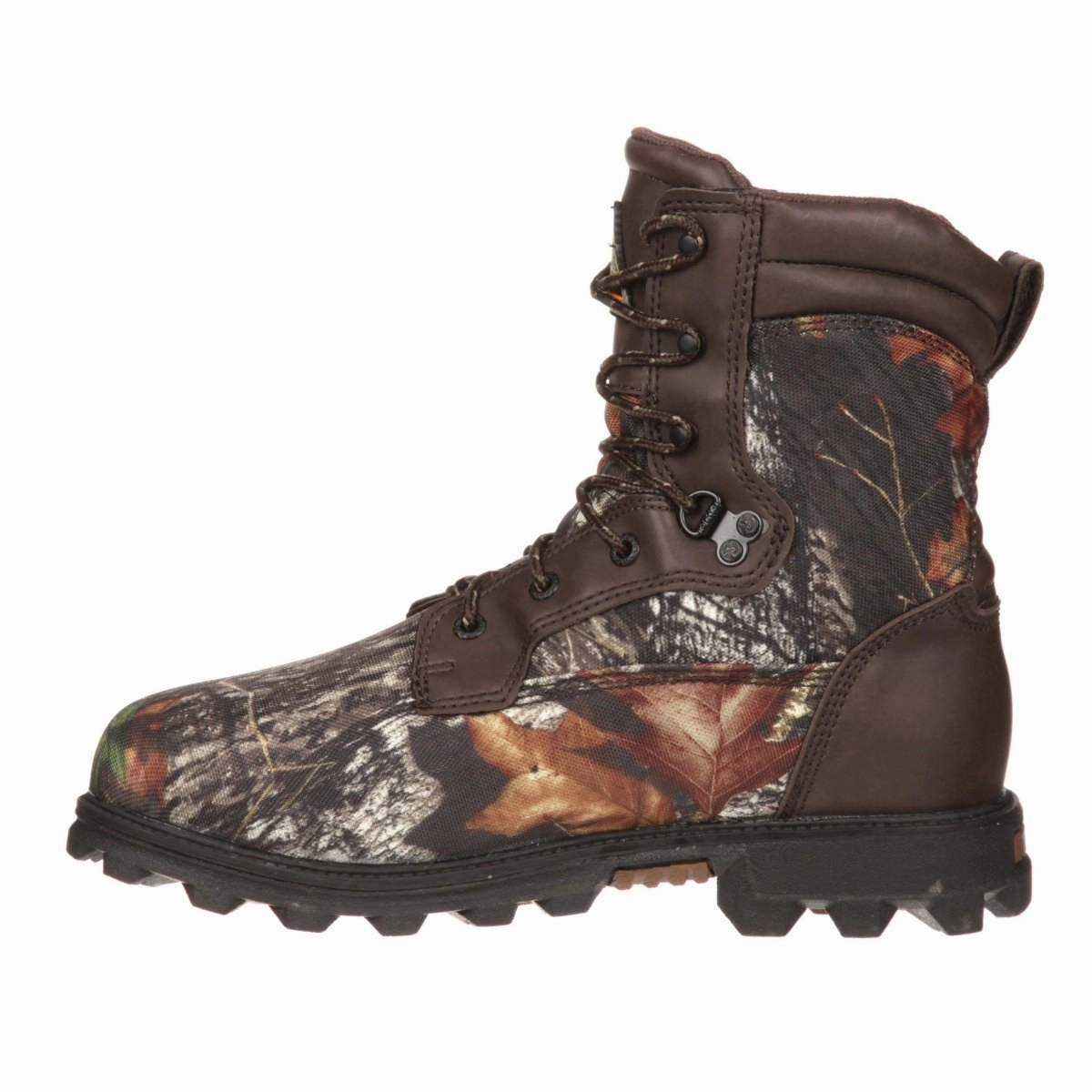 Rocky Big Kids' Waterproof 1000G Outdoor Boots Fq0003627 In Mossy Oak All Weather City Walking Silent Glam