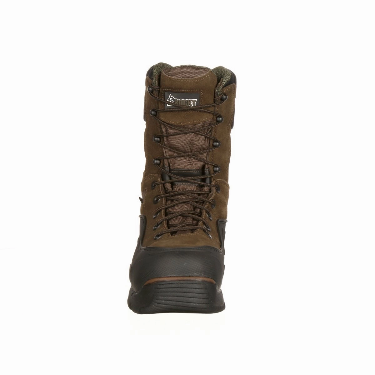 Rocky Blizzard Stalker Steel Toe Waterproof 1200G Insulated Work Boot Fq0007465 In Brown Eco Material River Crossing
