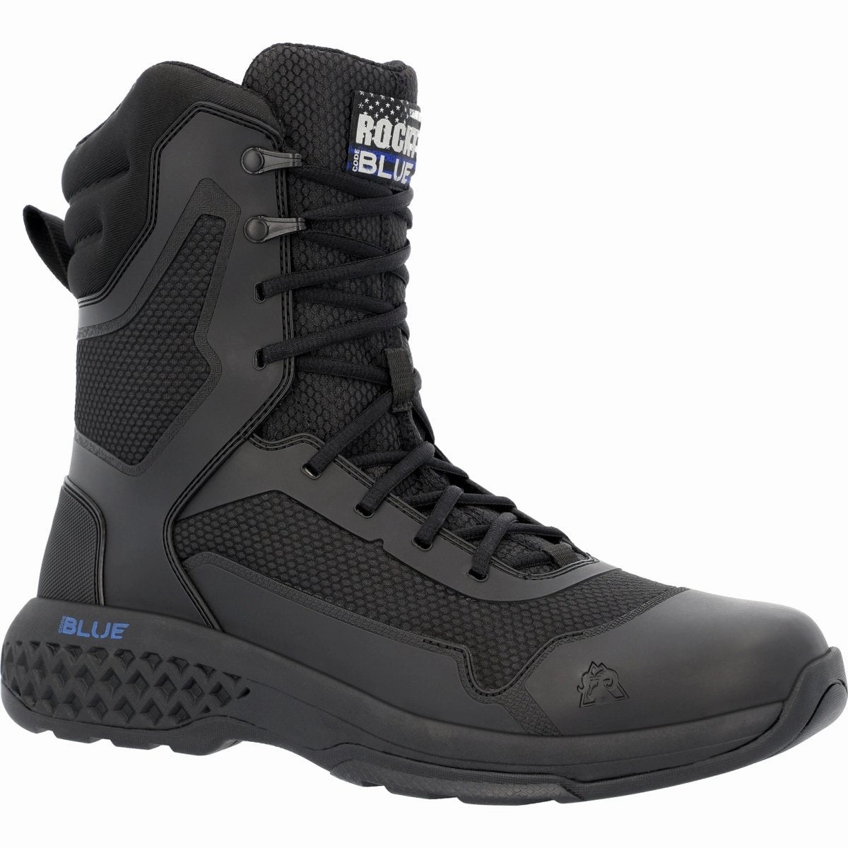 Rocky Code Blue Men's 8?? Public Service Boots Rkd0124 In Black EverydayUse Quick Drying River Crossing