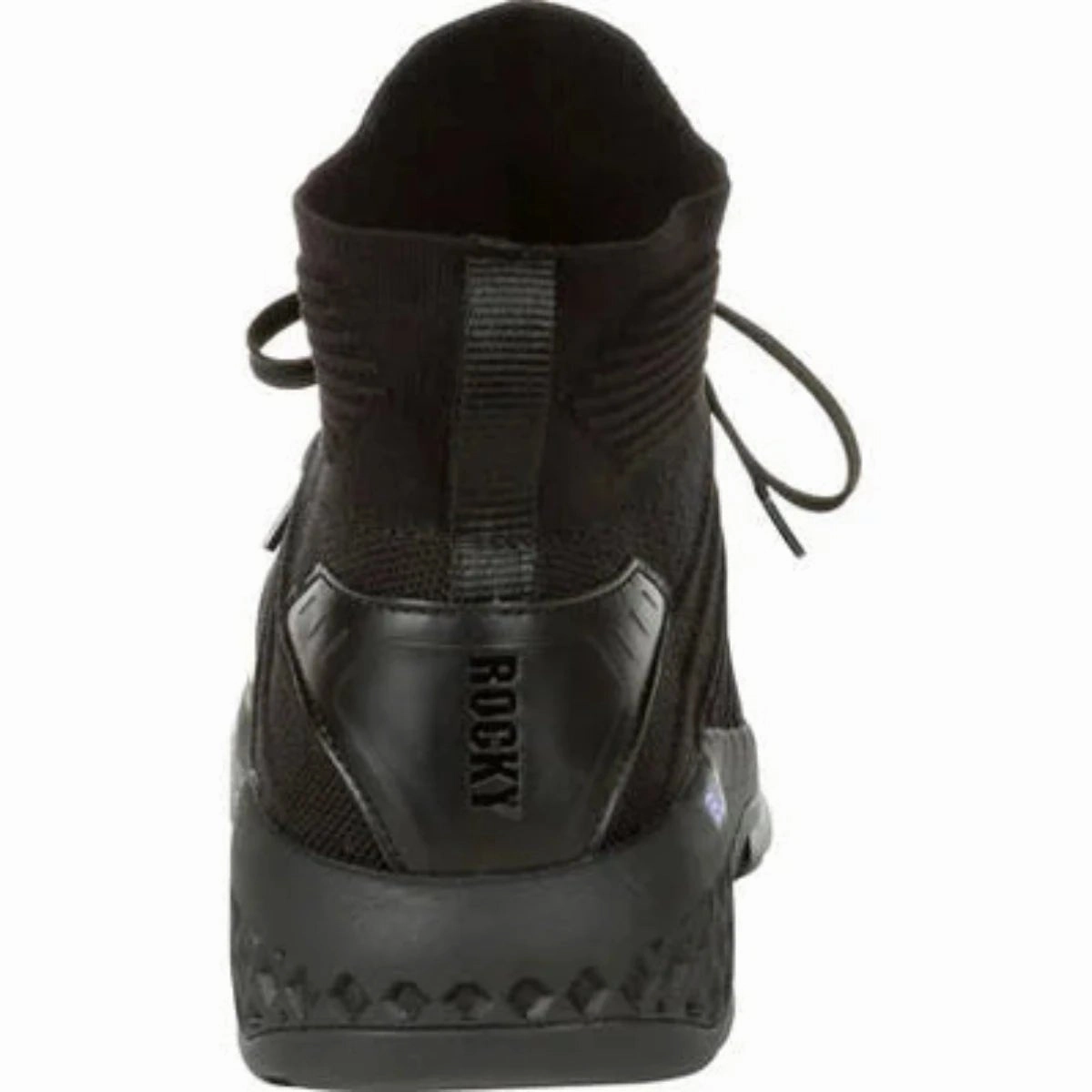 Rocky Code Blue Men's Knit Soft Toe Boots Rkd0083 In Black Nude Soft Durable Shell Urban Traveler