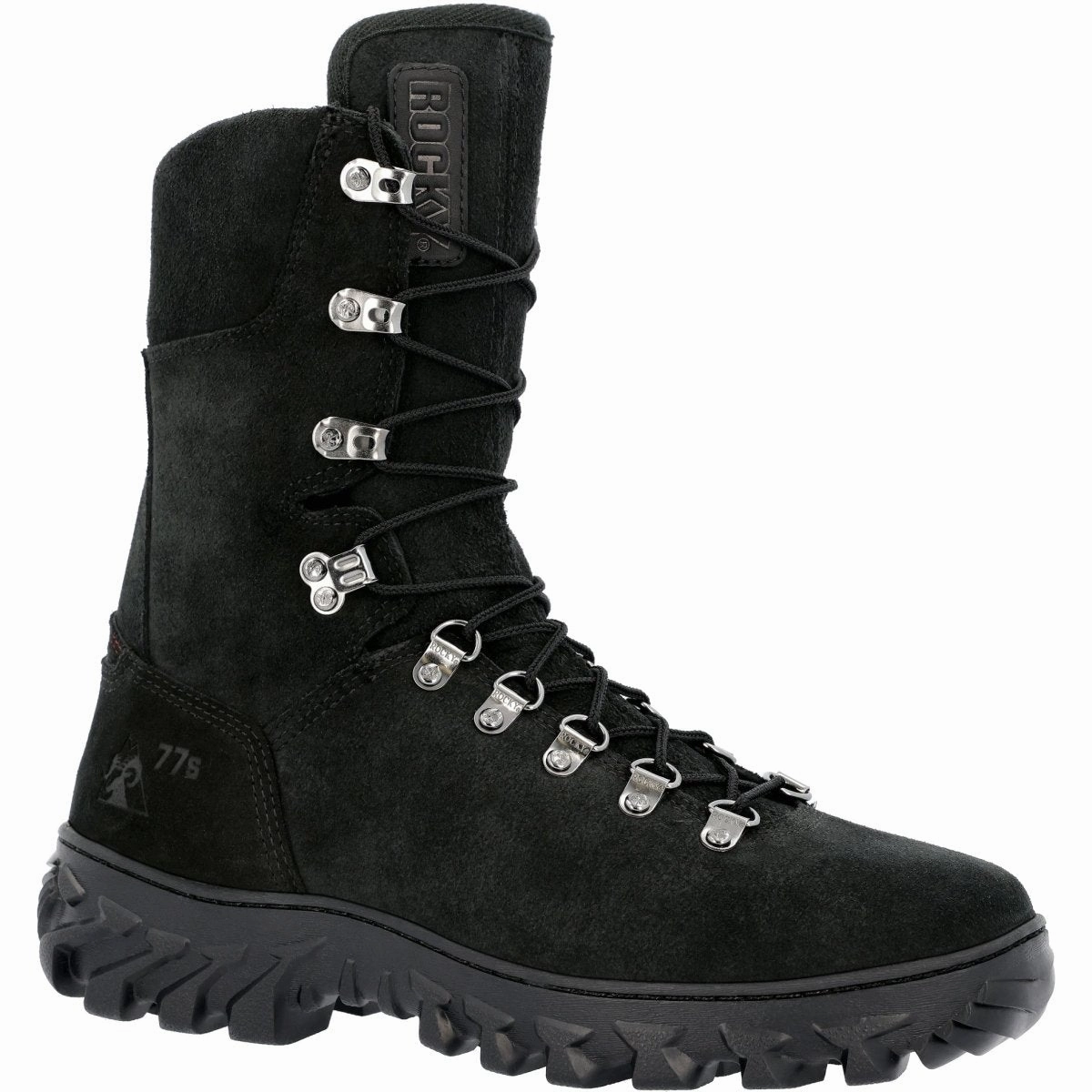 Everyday Protection Strong material Rocky Code Red Men's Wildland 77's Fire Boots Rkd0117 In Black