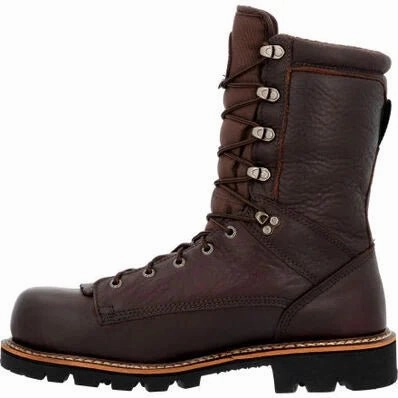 Rocky Elk Stalker USA Men's Waterproof Composite Toe Work Boots Rkk0399 In Brown Construction Fit