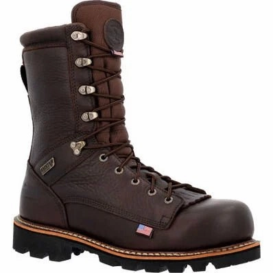 Rocky Elk Stalker USA Men's Waterproof Composite Toe Work Boots Rkk0399 In Brown Easy Match