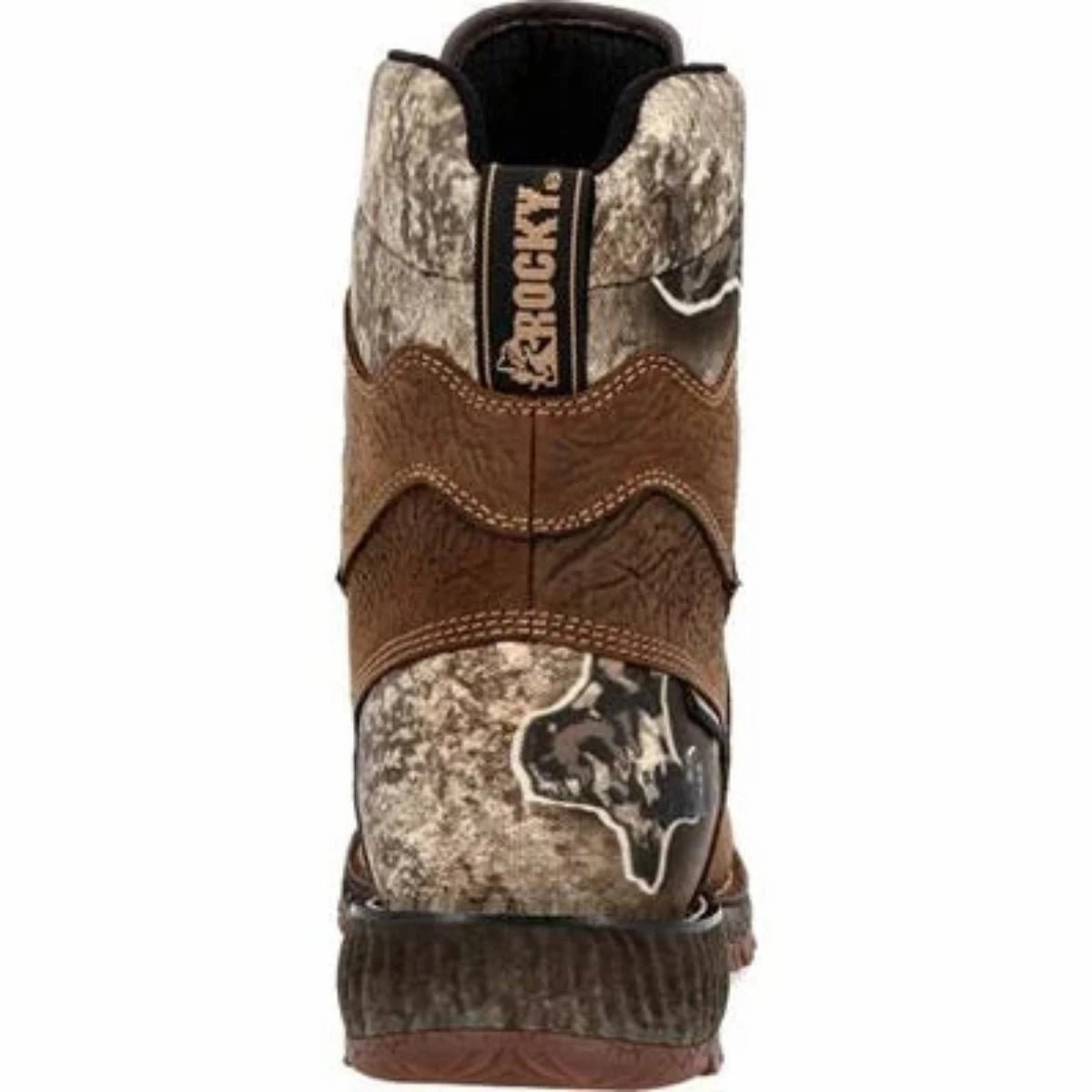 Rubber Compound Outsole Energy Return Core Rocky Hi Wire Men's Waterproof Western Boots Rkw0428 In Brown