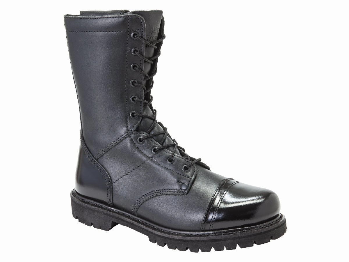 Rocky Jump Men's Side Zipper Jump Soft Toe Boots Fq0002090 In Black Eva Midsole All-Weather Design.