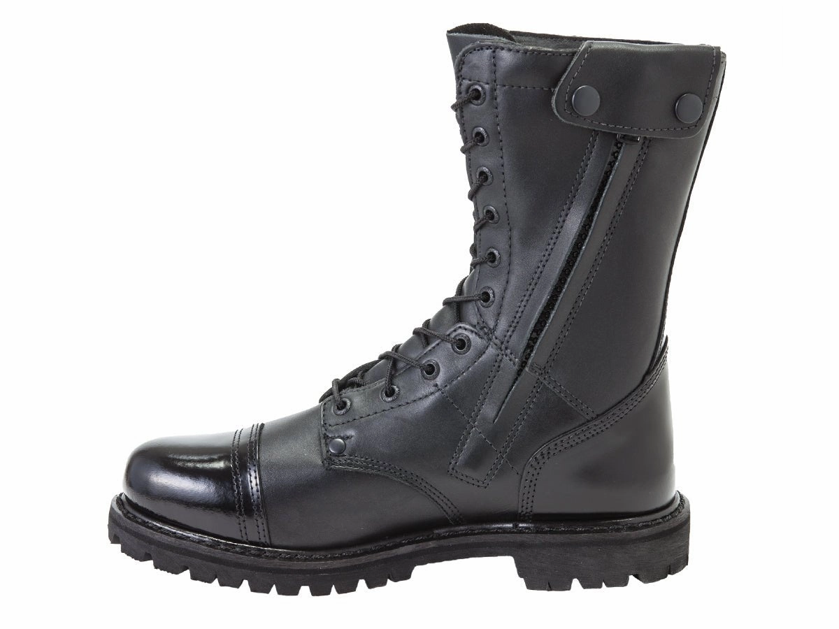 Thermal Core Windy Weather Travel purpose Rocky Jump Men's Side Zipper Jump Soft Toe Boots Fq0002090 In Black