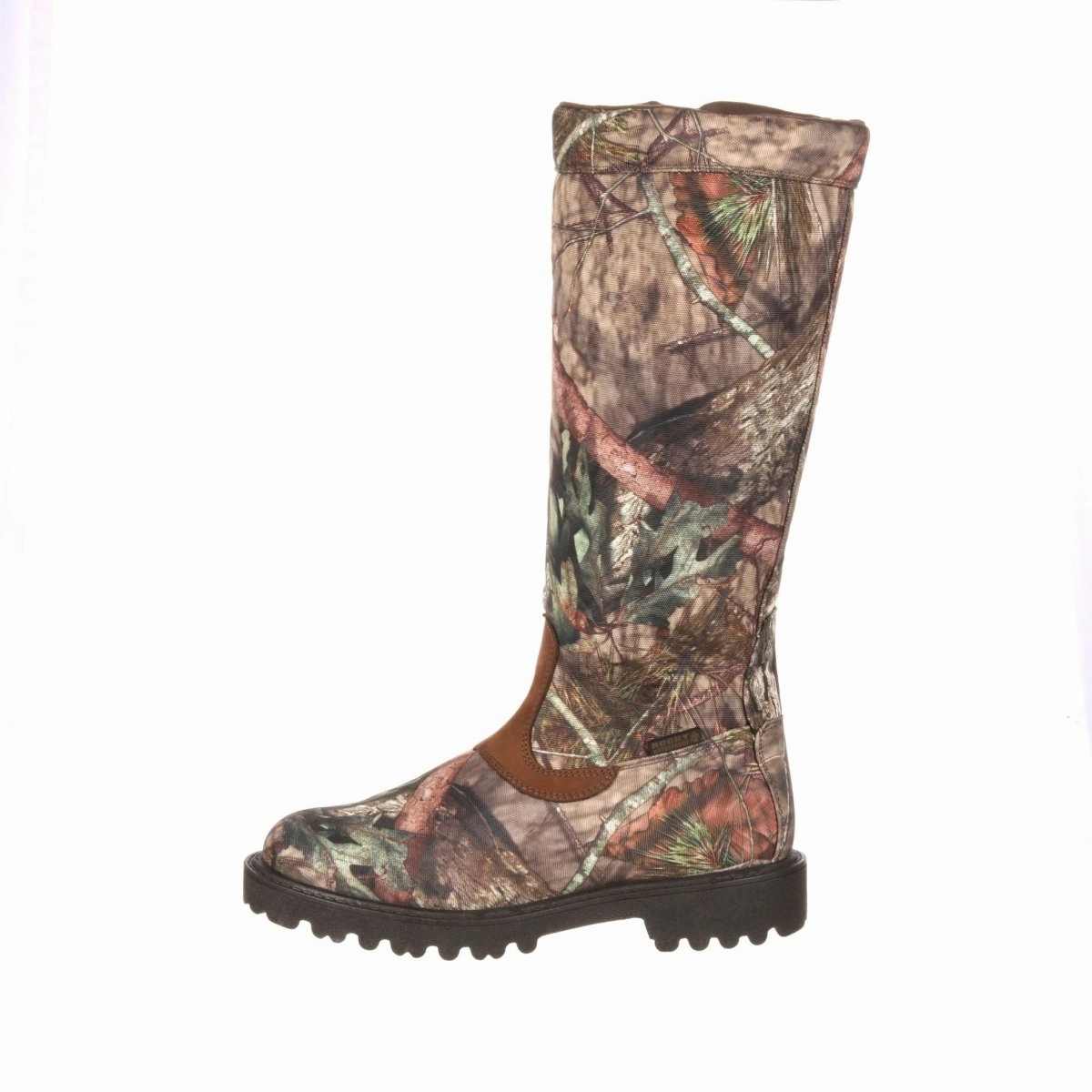 Construction Worker Rocky Low Country Men's Waterproof Side Zipper Boots Rks0232 In Realtree Edge