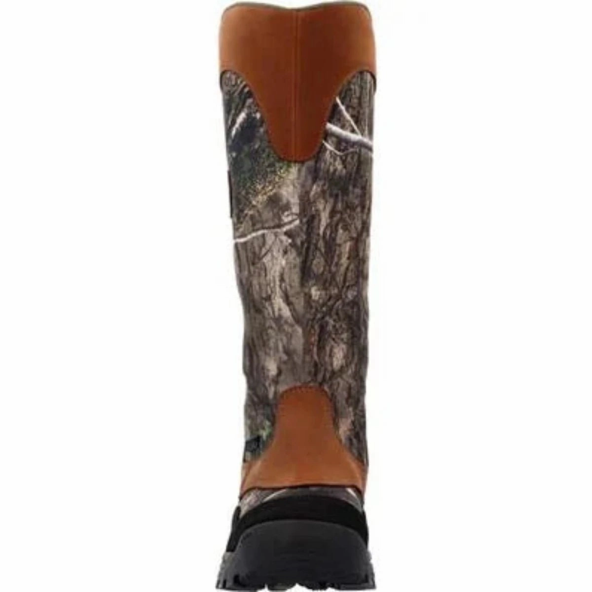Rocky Lynx Men's Snake Waterproof Zipper Pull-On Soft Toe Boots Rks0617 In Mossy Oak Stable base