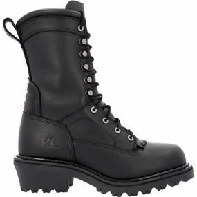 Stylish Look Anti Slip Rocky Men's Code Red Hotshot Logger Fire Boot Rkd0119 In Black