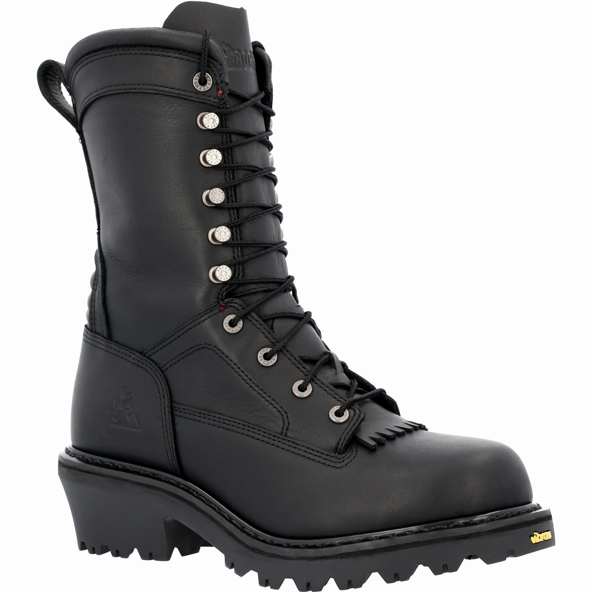 Rocky Men's Code Red Hotshot Logger Fire Boot Rkd0119 In Black PU Durable Fit