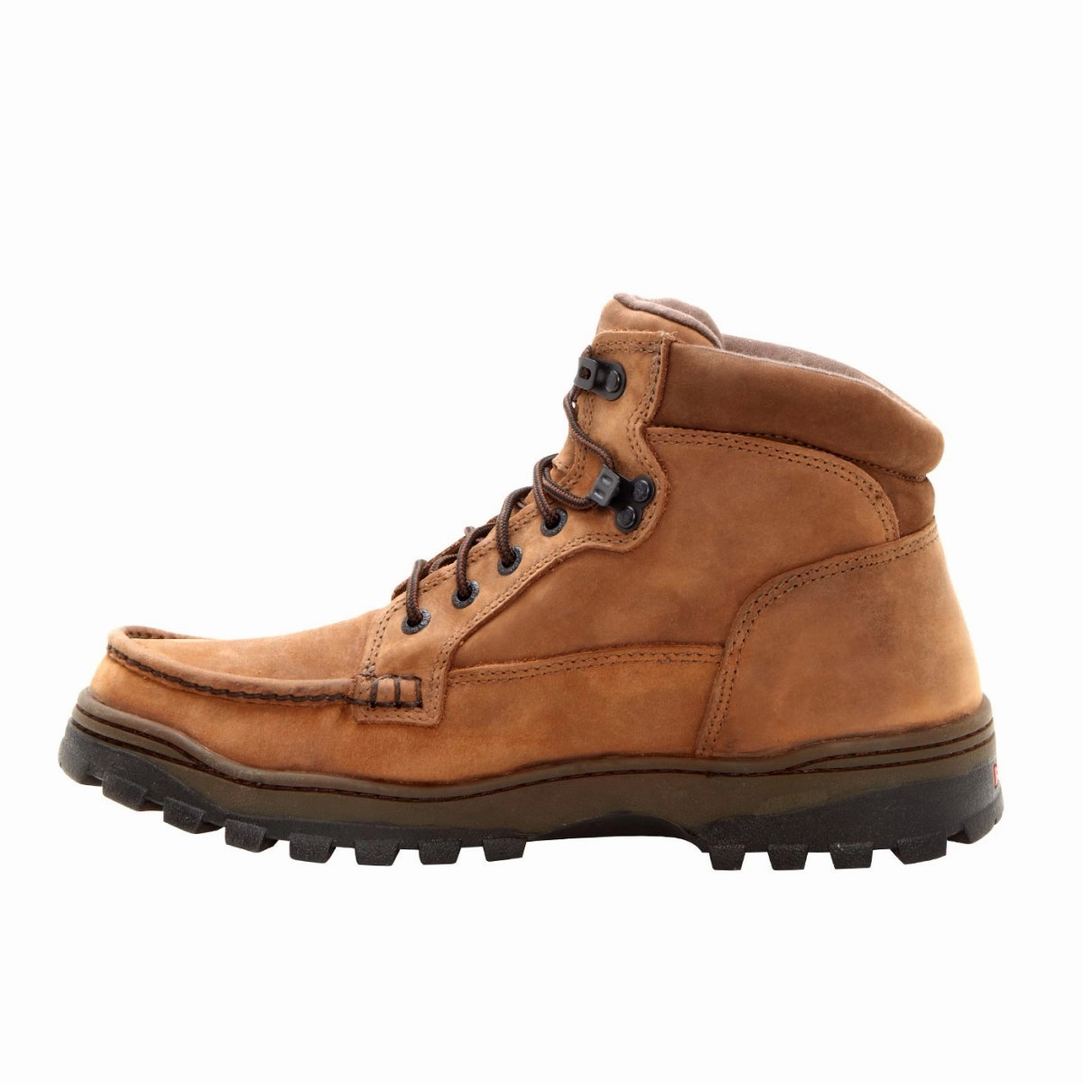 Rocky Men's Outback GORE-TEX? Waterproof Hiker Boot Fq0008723 In Brown Waterproof River Crossing Water Line