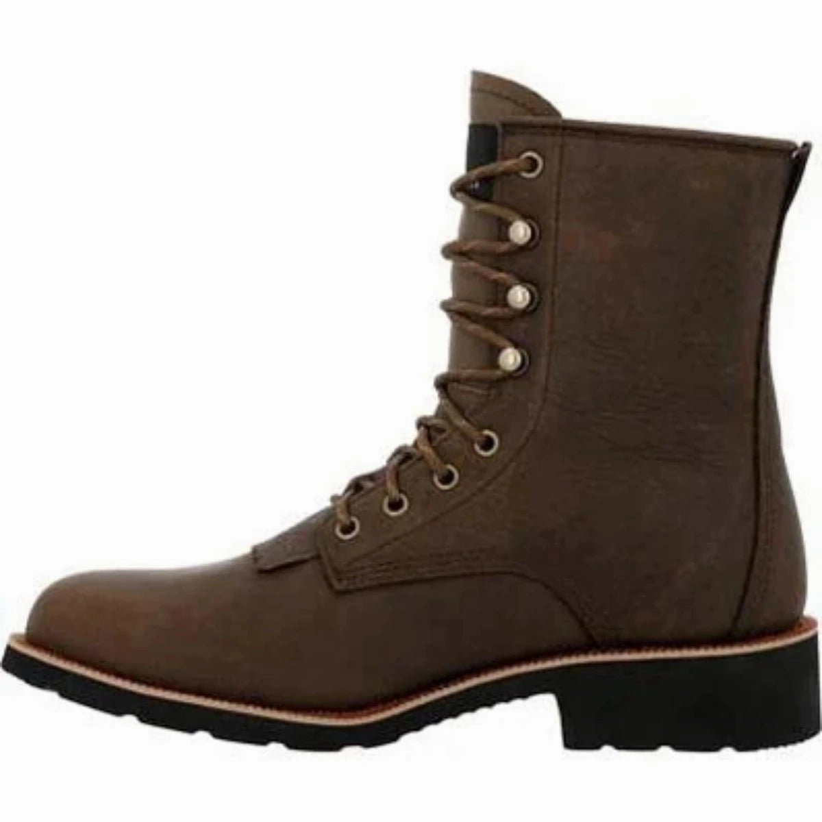 Rocky Monocrepe Men's Steel Toe Western Work Boots Rkw0437 In Brown Easy Match Ski Enthusiast