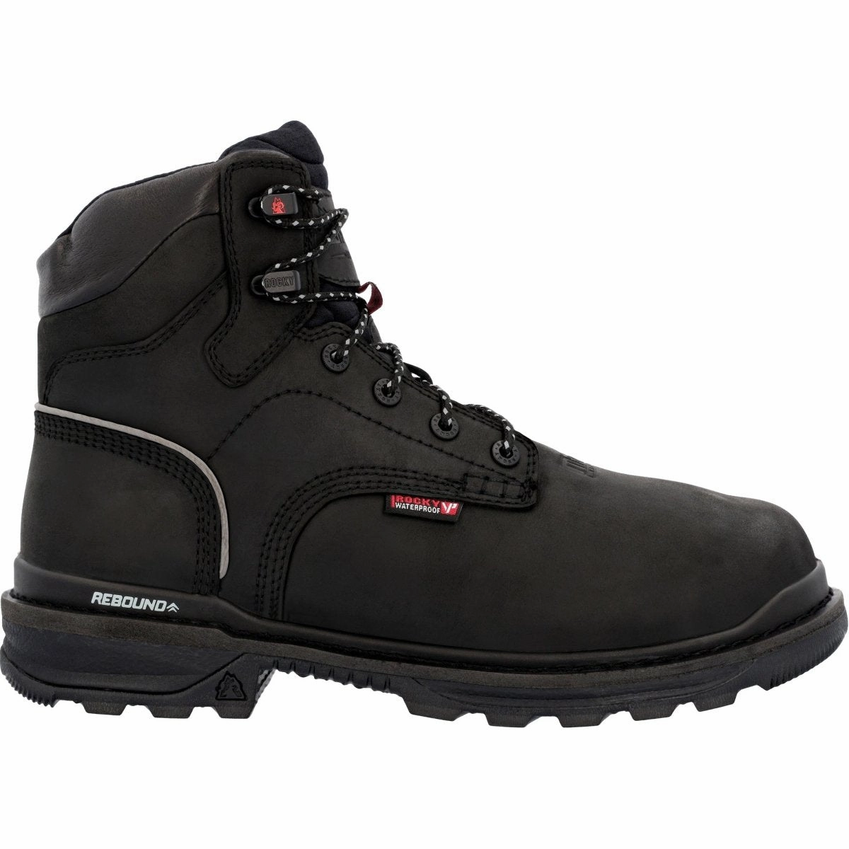 Rocky Rams Horn Men's Composite Toe Internal Met Guard Work Boots Rkk0393 In Black Construction Ready Long Hour