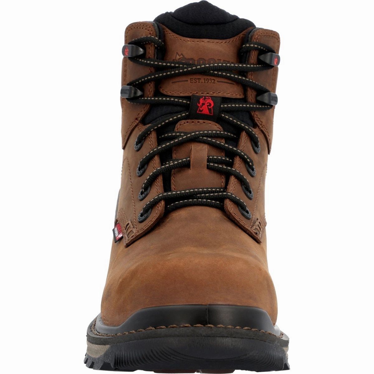 Rocky Rams Horn Men's Waterproof Composite Toe Work Boots Rkk0388 In Brown Country Soul Shock Absorbing Mountain Hike