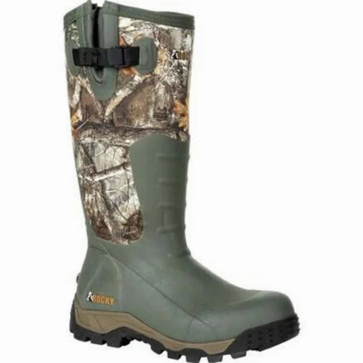 Anti fungal Rocky Sport Pro Men's Rubber Outdoor Boots Rks0383 In Mossy Oak