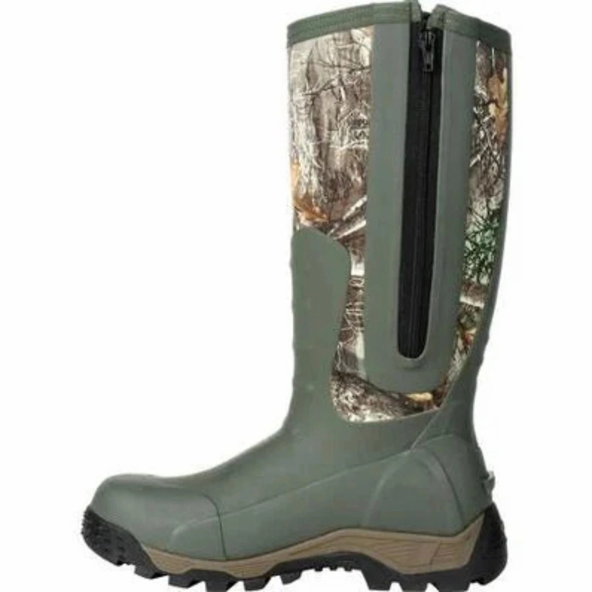 Rocky Sport Pro Men's Rubber Outdoor Boots Rks0383 In Mossy Oak Low Profile All Day Worker