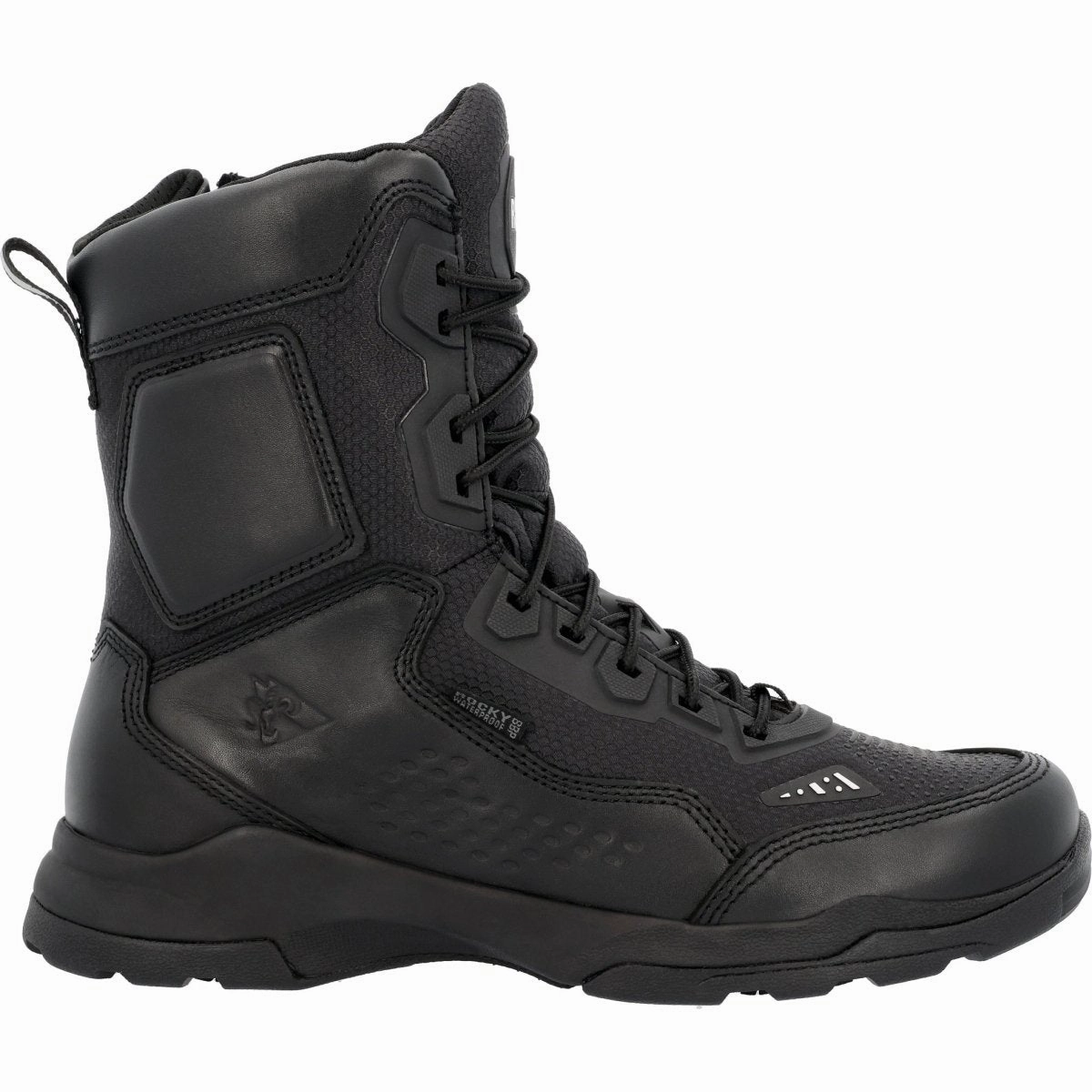 Rocky Tac One Men's 6?? Composite Toe Internal Met Guard Work Boots Rkd0111 In Black Farmer