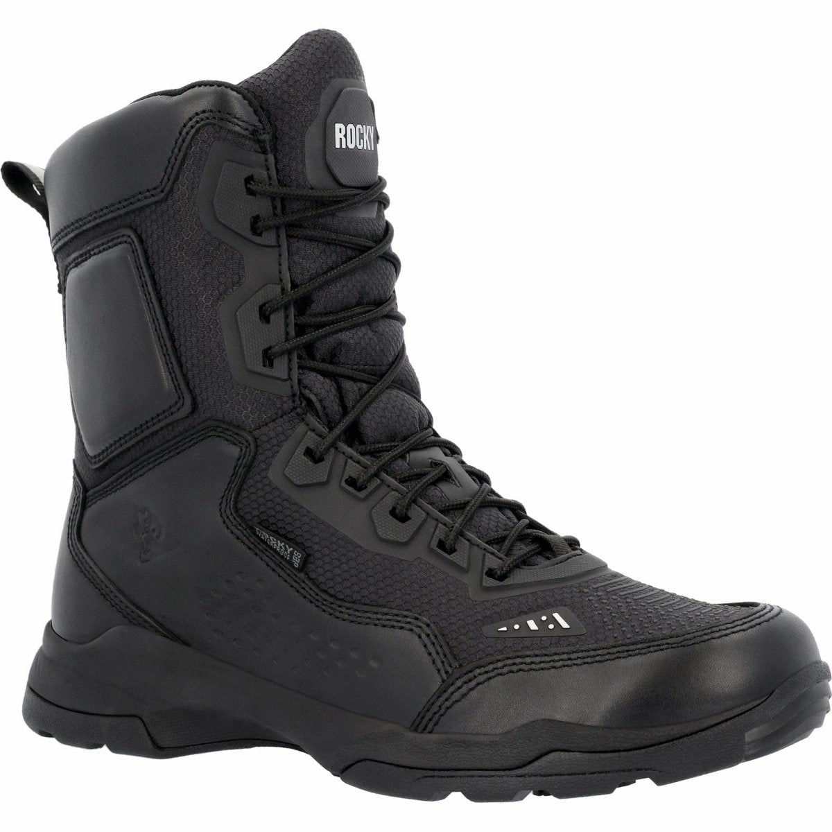 Padded Collar Lining Rocky Tac One Men's 6?? Composite Toe Internal Met Guard Work Boots Rkd0111 In Black