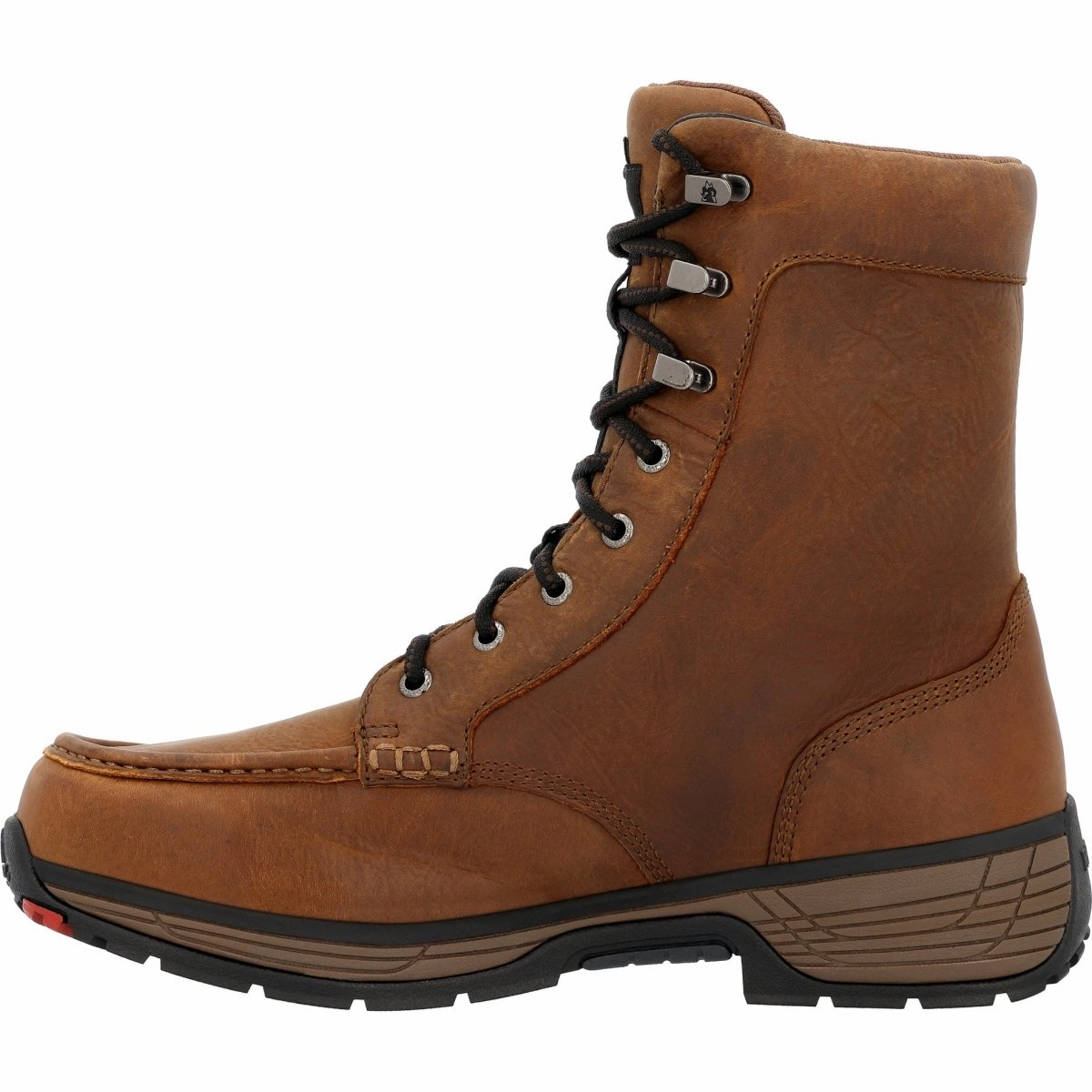Relaxed Vibe Smooth Form Rocky Treadflex Waterproof Men's Work Boot Rkk0499 in Crazy Horse