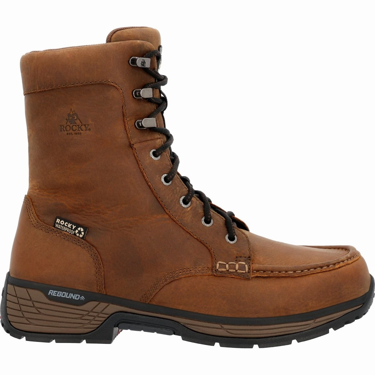Neutral Build Rocky Treadflex Waterproof Men's Work Boot Rkk0499 in Crazy Horse