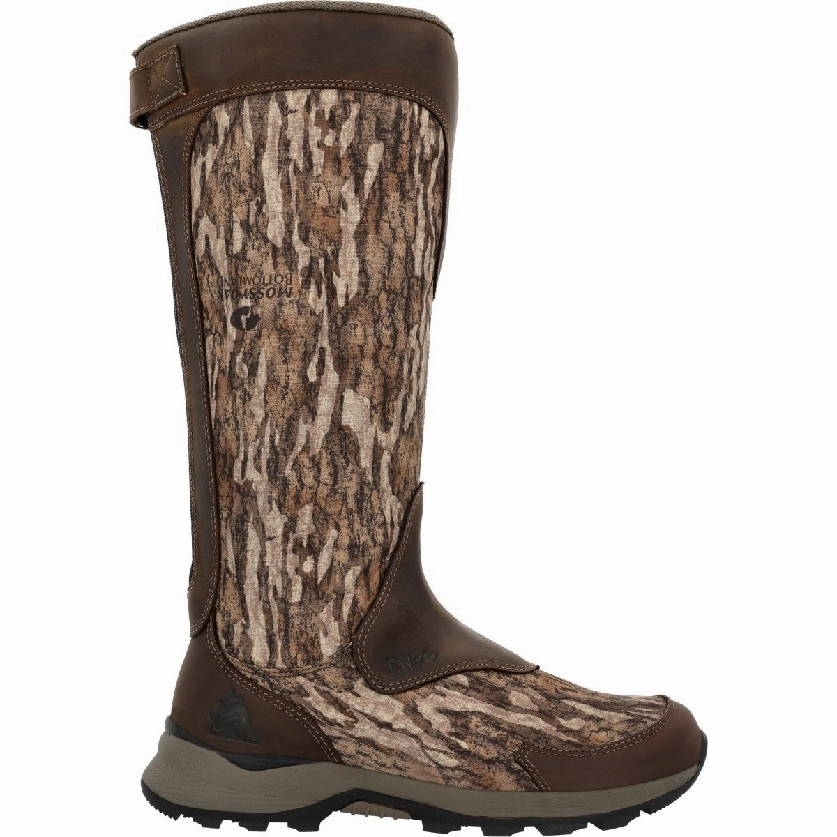 Music Festival Rocky Trophy Series 16?? Men's Snake Boot Rks0640 in Mossy Oak Bottom Land