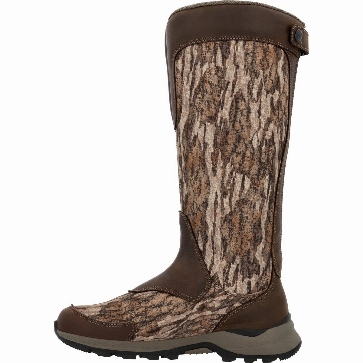 Anti Fatigue Rocky Trophy Series 16?? Men's Snake Boot Rks0640 in Mossy Oak Bottom Land