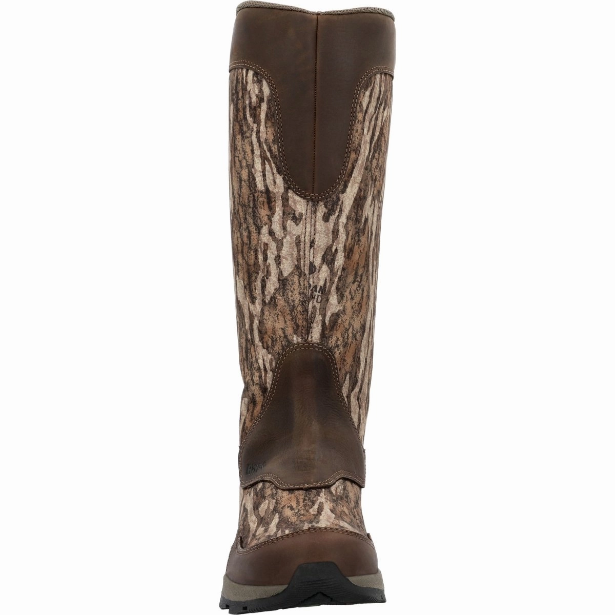 Rocky Trophy Series 16?? Men's Snake Boot Rks0640 in Mossy Oak Bottom Land Flexible Frame River Crossing