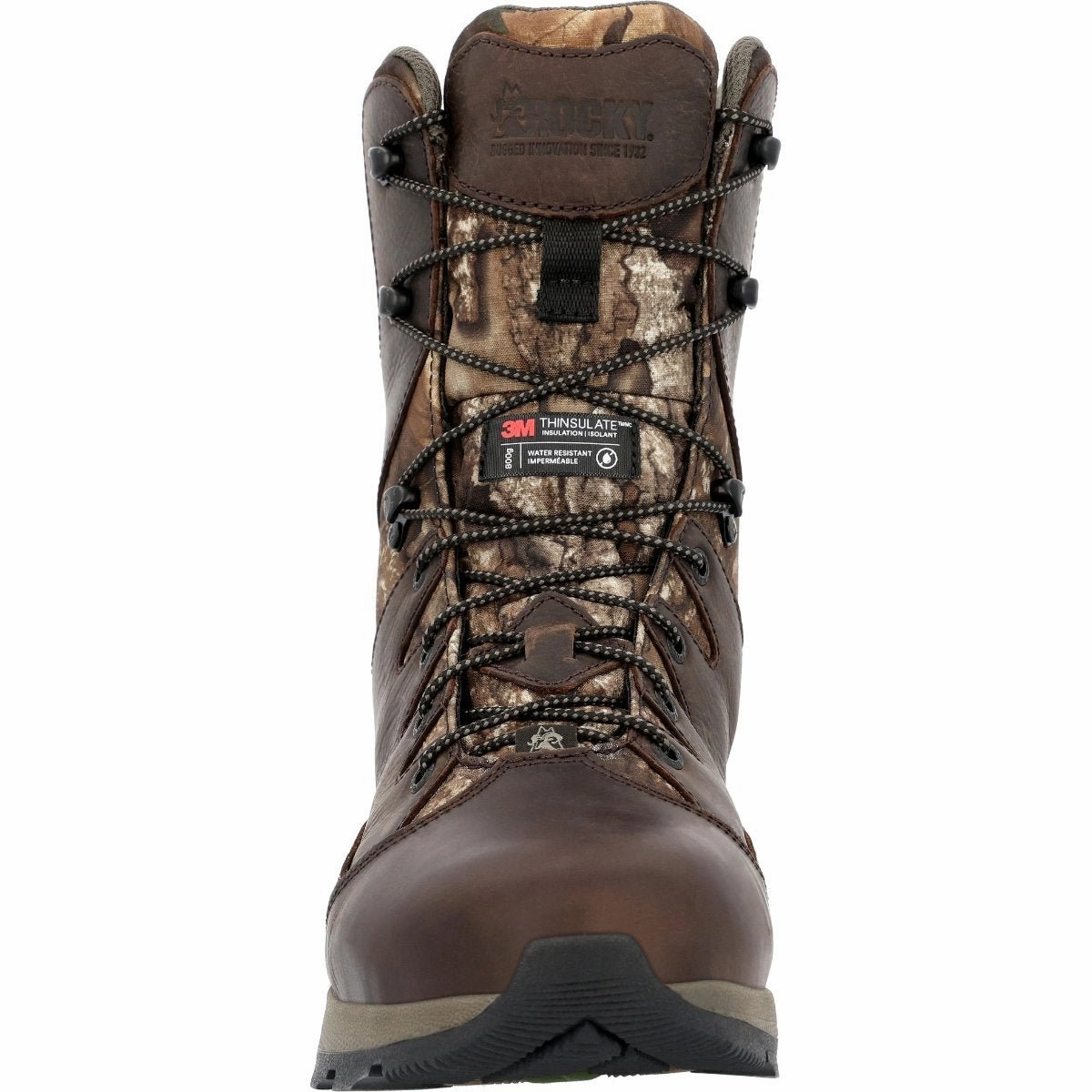 Rural Terrain Comfortable Experience Rocky Trophy Series Men's 800G Insulated Outdoor Boots Rks0654 In Brown