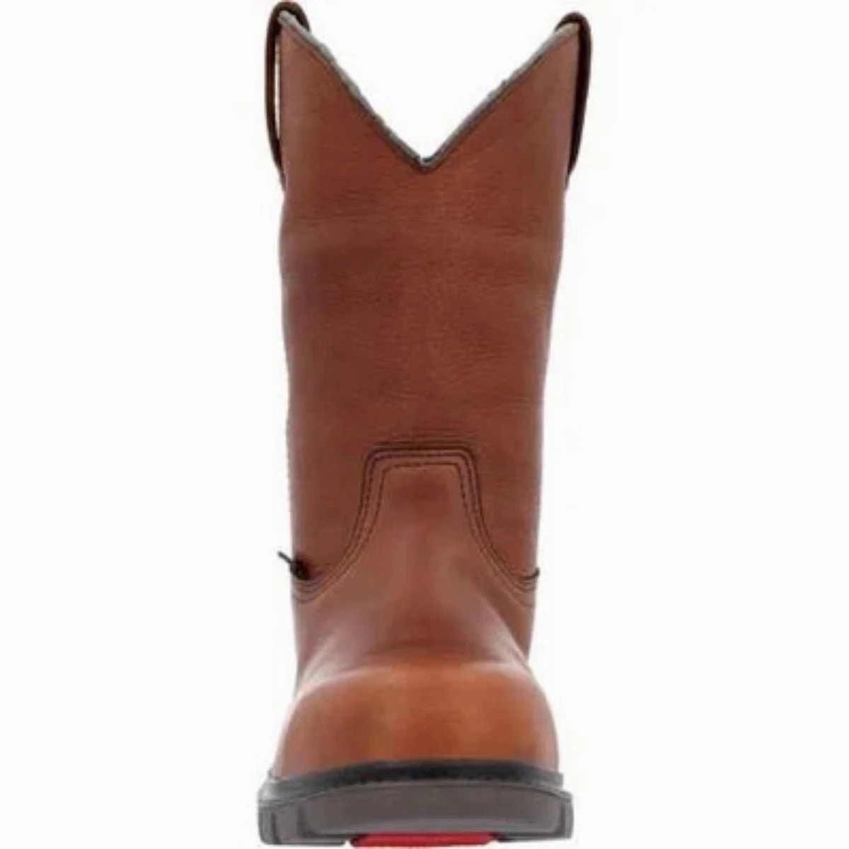 Cushioned Step Night Travel Adjustable Fastening Rocky Usa Worksmart Men's Waterproof Composite Toe Boots Rkk0402 In Brown