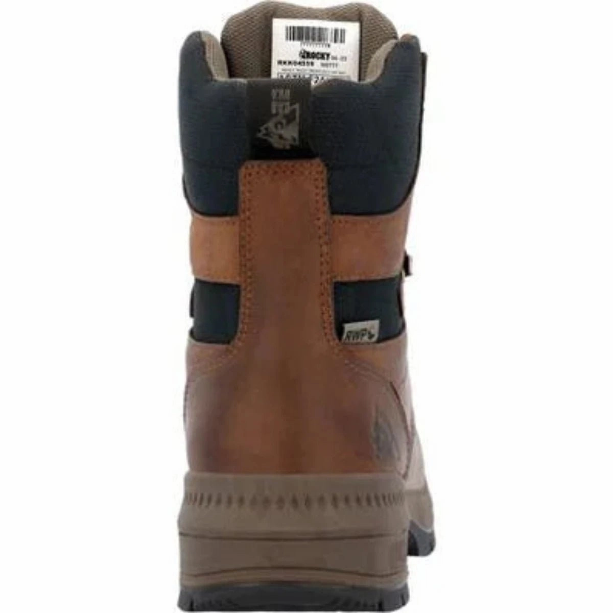 Rocky Worksmart Men's 8?? Composite Toe Work Boots Rkk0459 In Brown Sleek Profile Impact Diffusion Tech