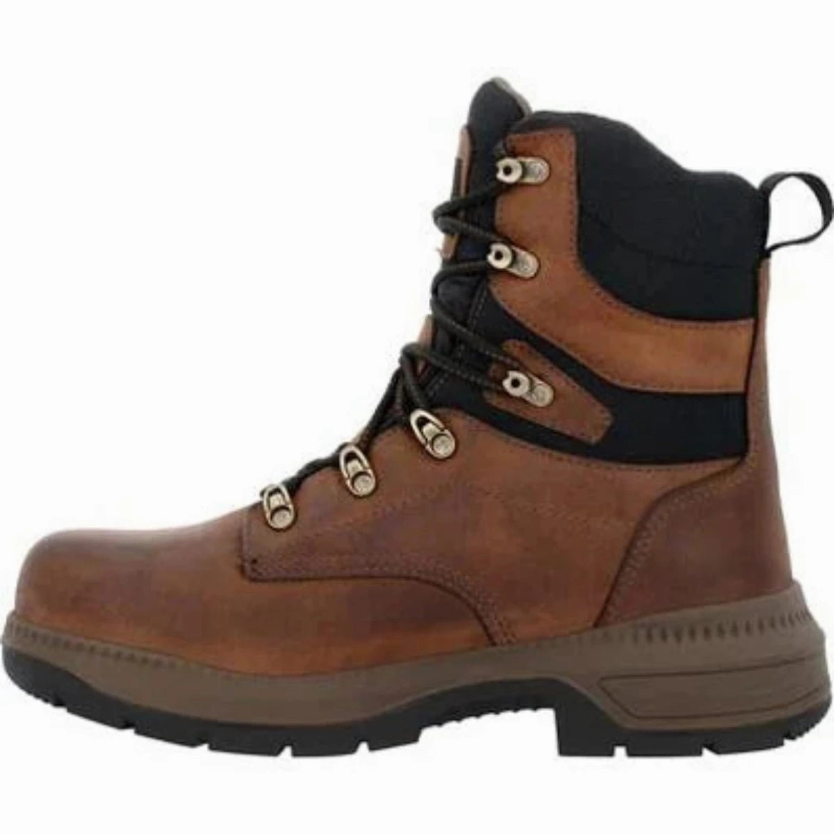 Rocky Worksmart Men's 8?? Composite Toe Work Boots Rkk0459 In Brown Modern Lines