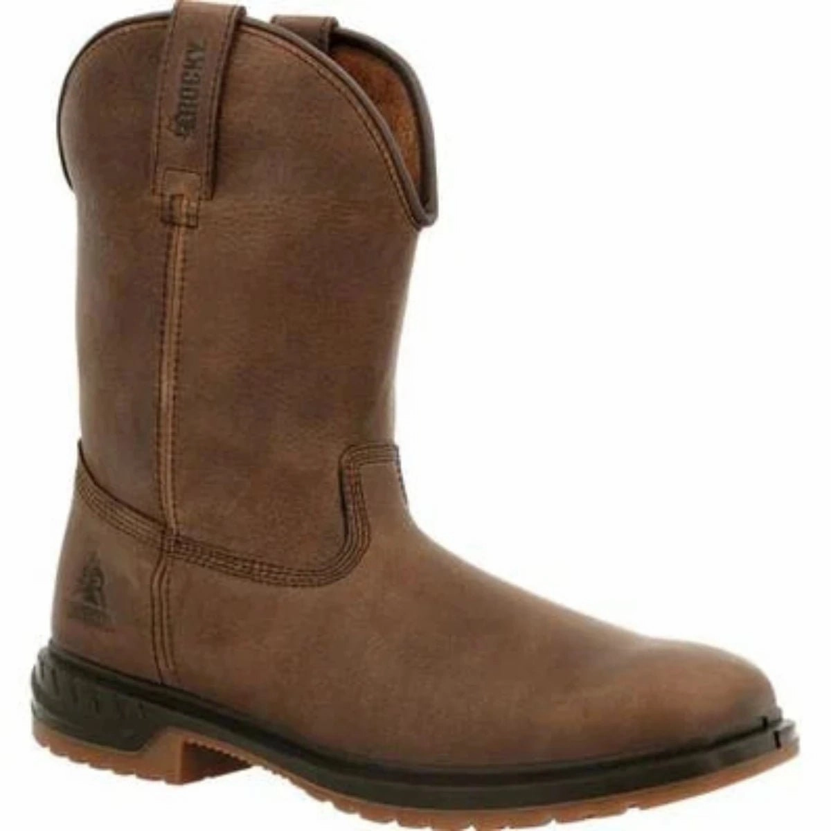 Rocky Worksmart Men's Unlined Western Work Boots Rkw0346 In Brown Universal Style Comfortable Movement