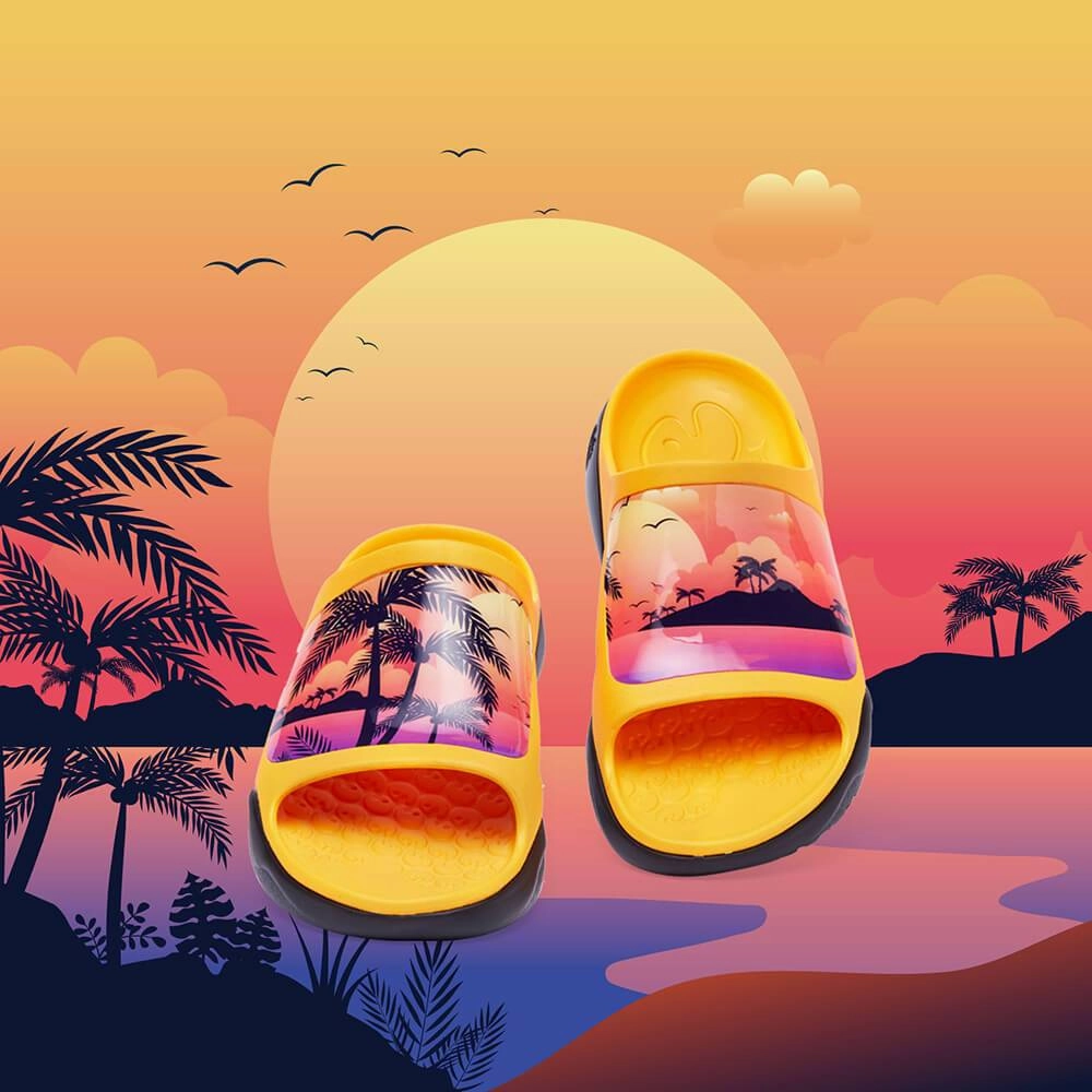 Breathable Sole Padding Around Ankle Romantic Island Ibiza Slides