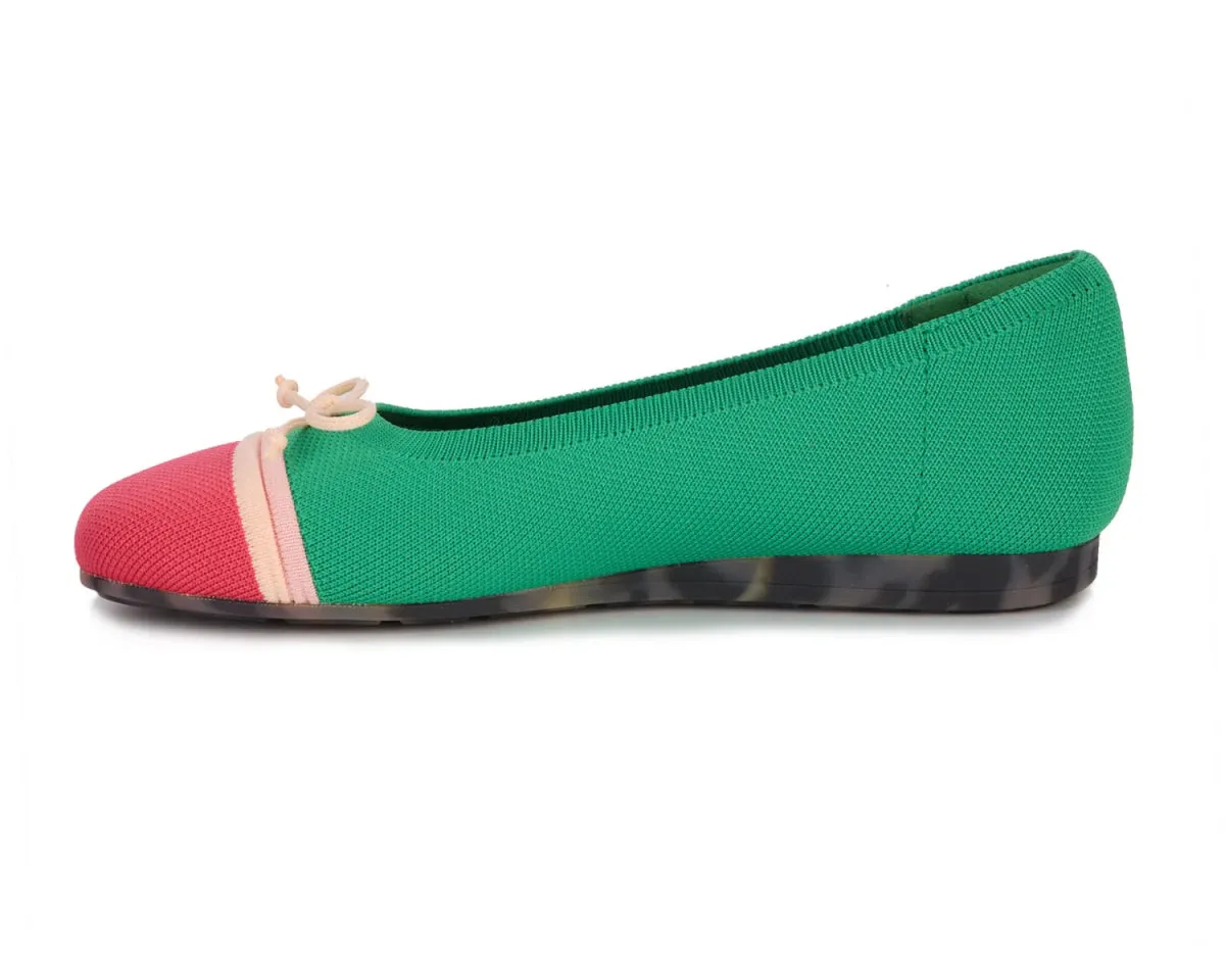 Ros Hommerson Noelle Women's Slip-on In Green Multi Knit Soft Landing Urban Lane