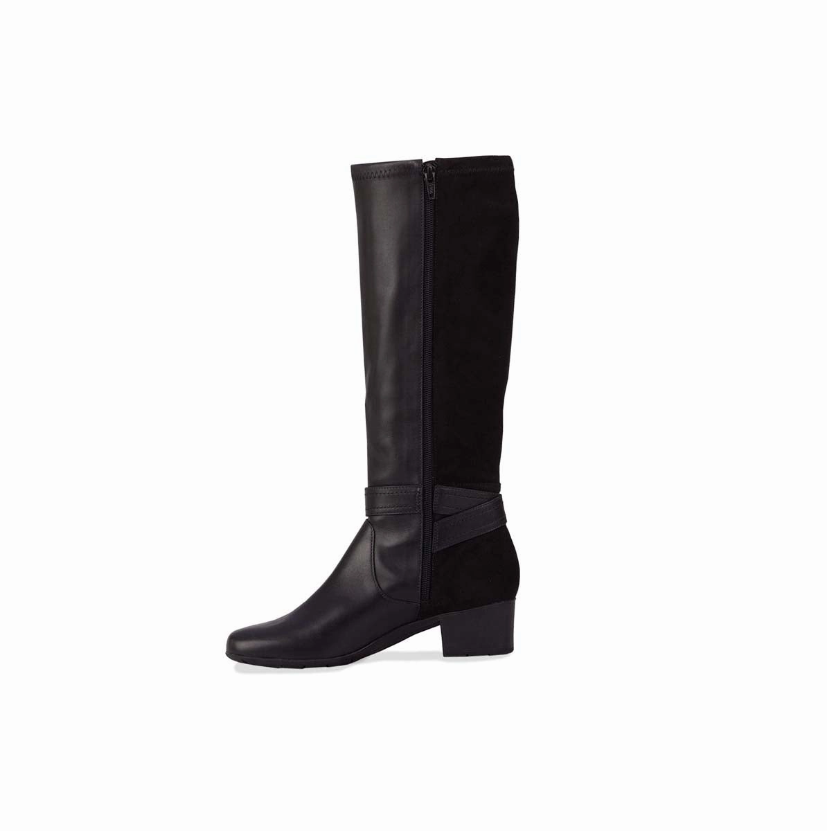 Ankle Support Traction Line Ros Hommerson Max Wide Wide Shaft Women's Zip Up Boot In Black