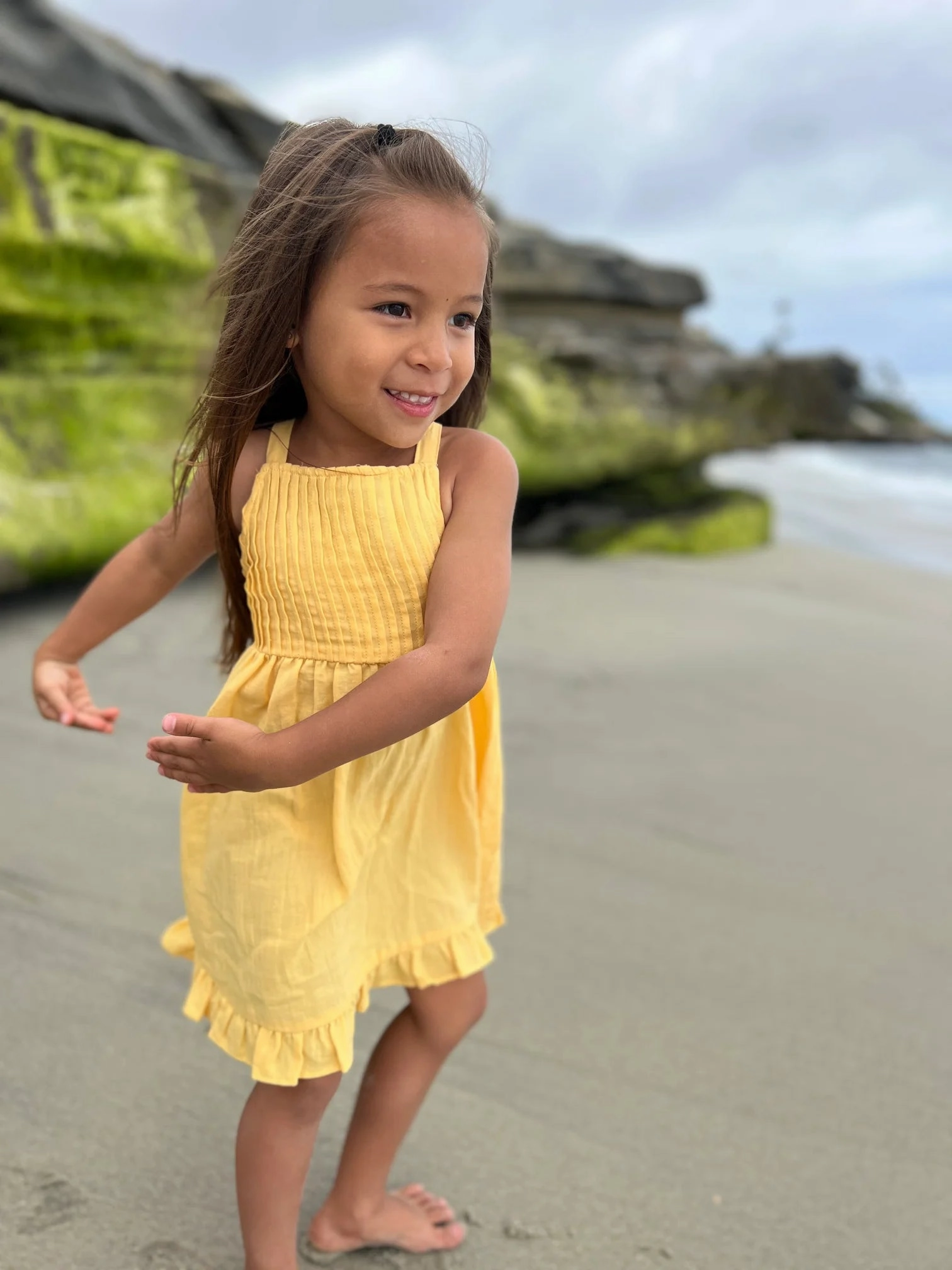 Trendy Jacket Rosa Dress in Yellow