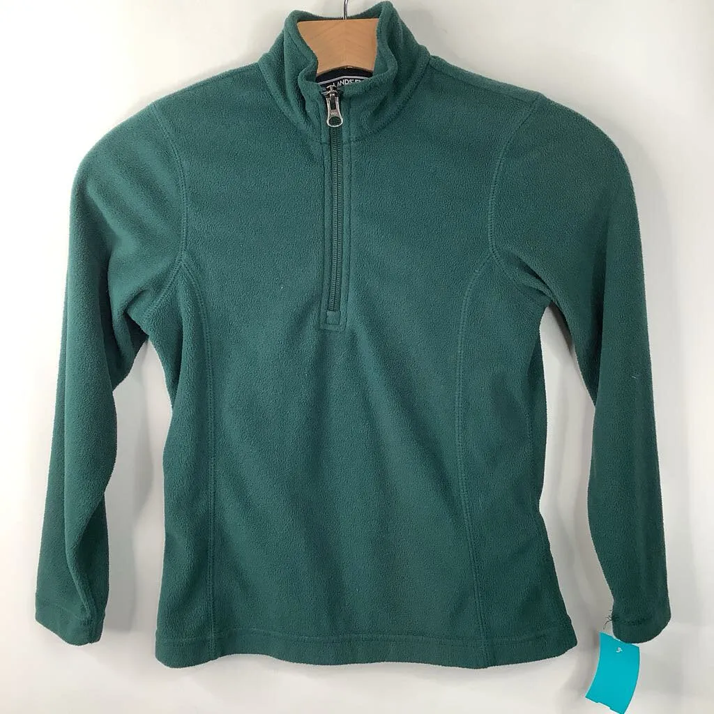 Cold Season Size 7-8: Lands End Green Fleece Coat