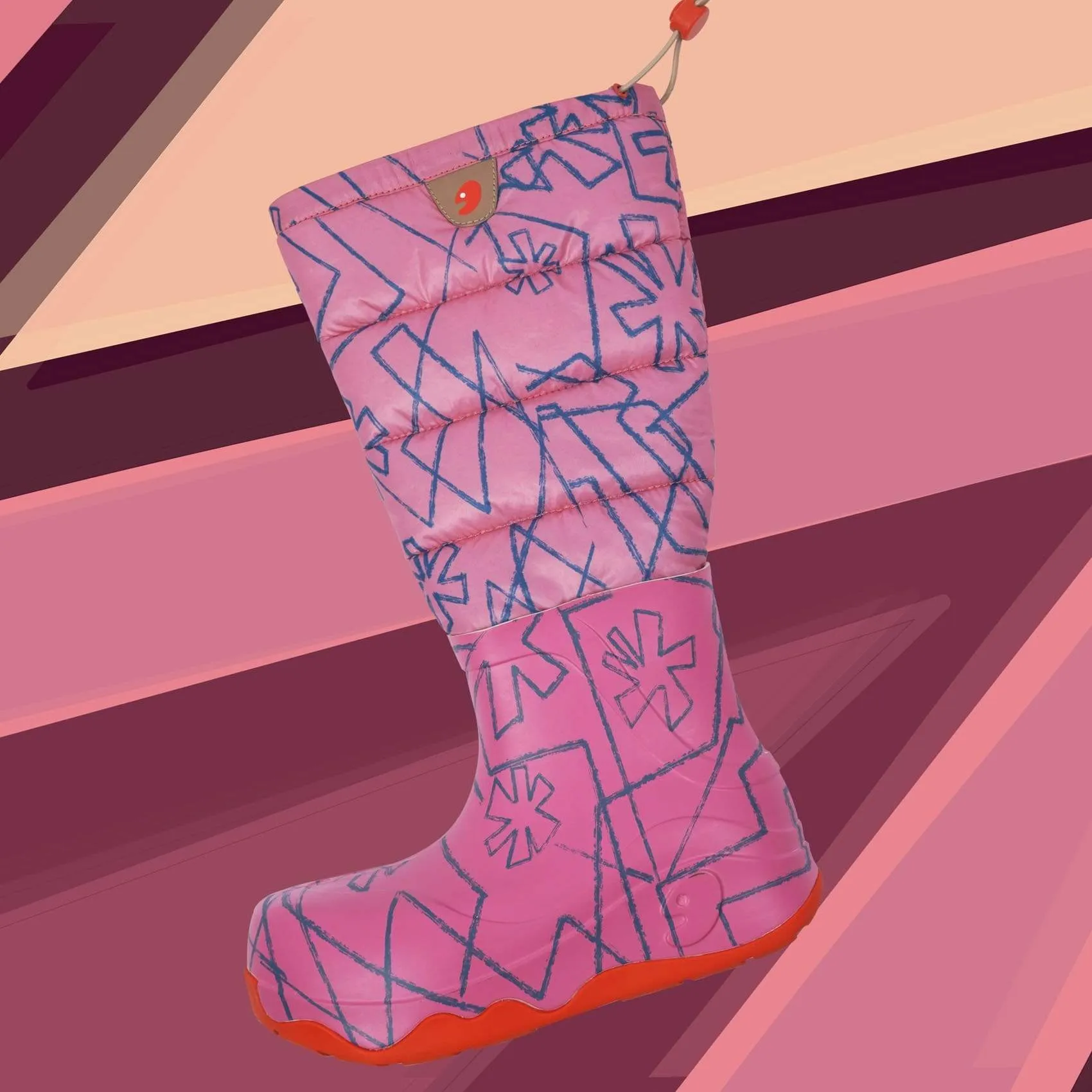 Pink Lady Navarra Boots Women Slip Resistant Sole Crisp Look